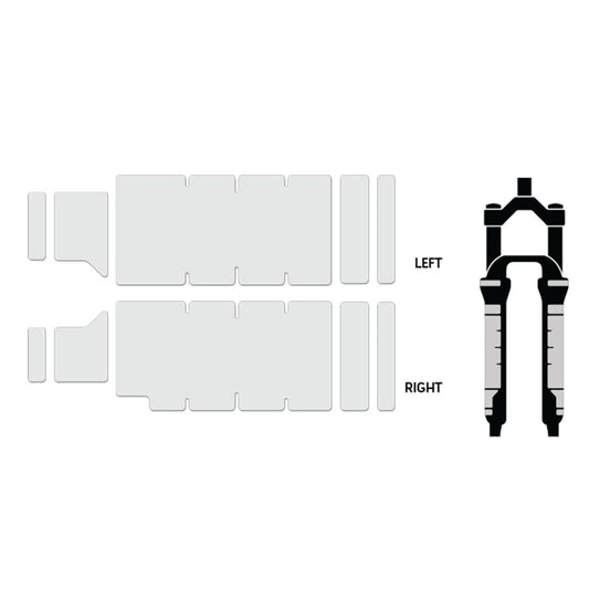 LIZARD SKINS FORK PROTECTOR CLEAR