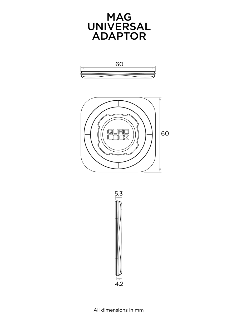 QUAD LOCK MAG UNIVERSAL ADAPTOR