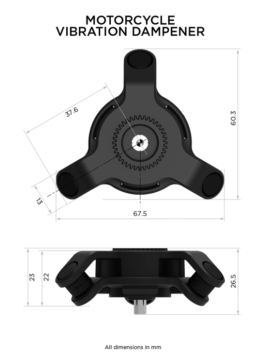 QUAD LOCK VIBRATION DAMPENER | MOTORCYCLE