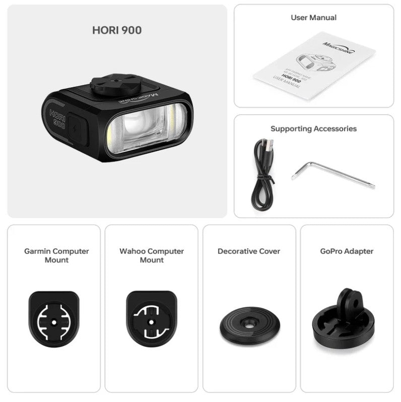 MAGICSHINE HORI 900 DUAL MOUNTED BIKE LIGHT