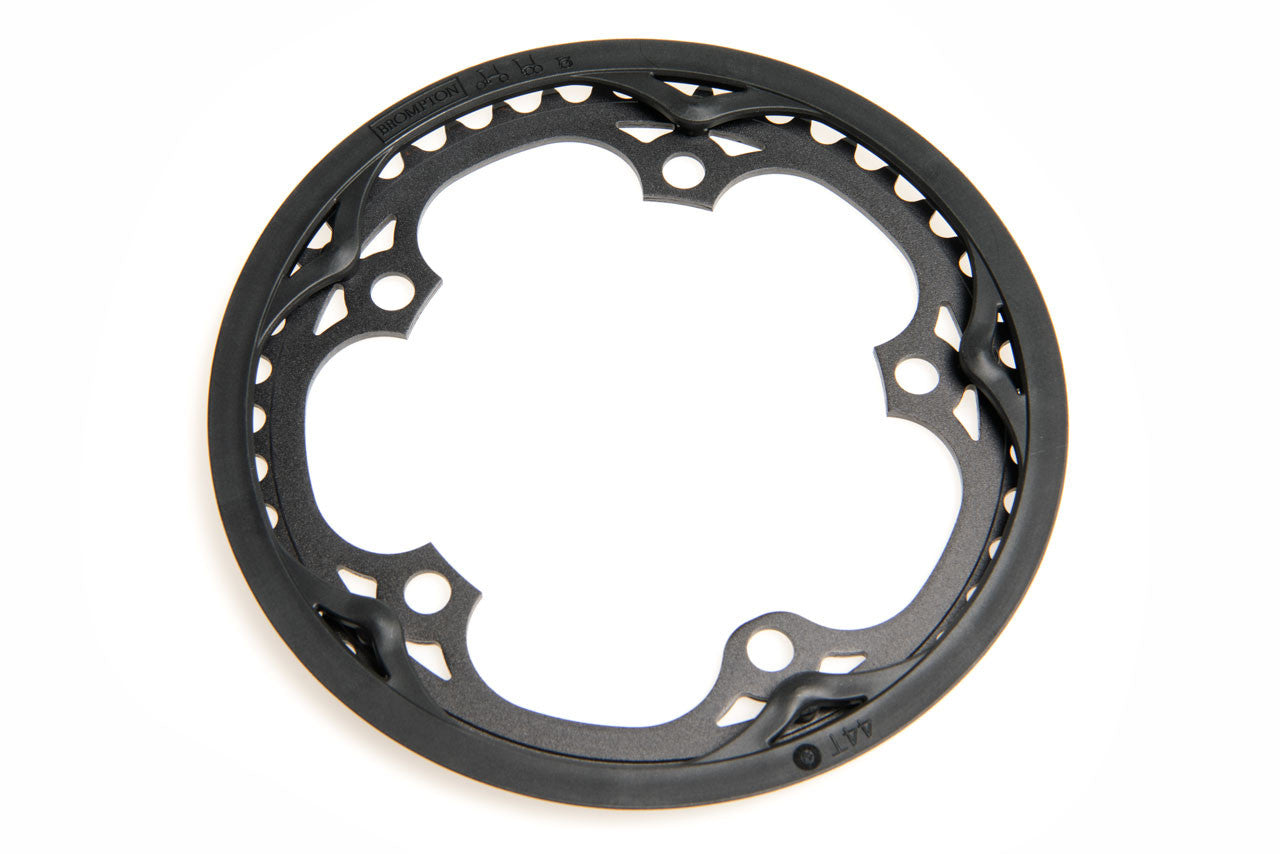 BROMPTON CHAIN RING + GUARD SPIDER 44T BLACK