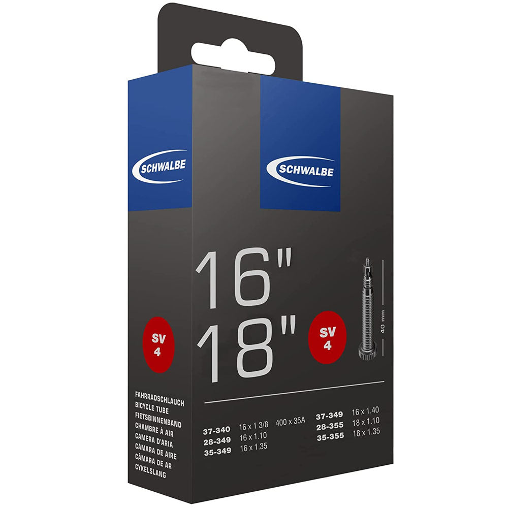 SCHWALBE TUBE 16X1.125-1.375 40MM SV4 FOR BROMPTON