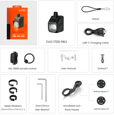 MAGICSHINE EVO 1700 PRO MAGNETIC SMART BIKE LIGHT
