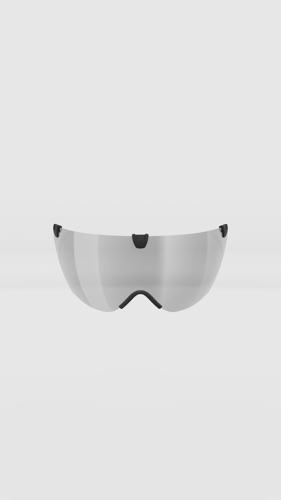 KASK BAMBINO PRO VISOR-SILVER (M)