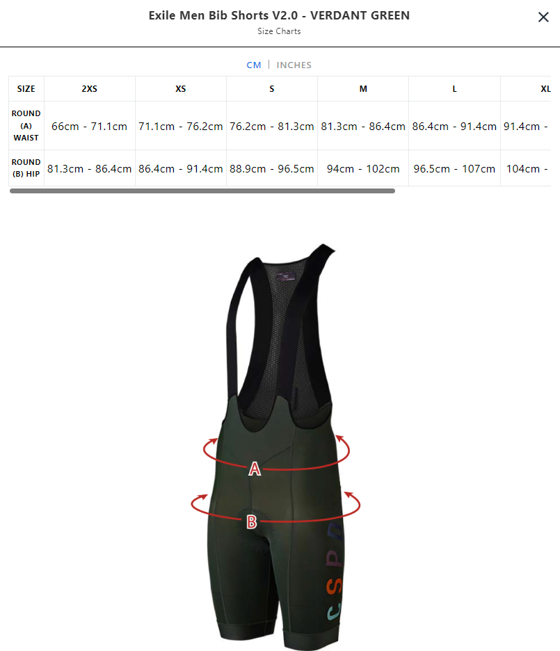 CSPD -BIBSHORTS MEN EXILE V2.0