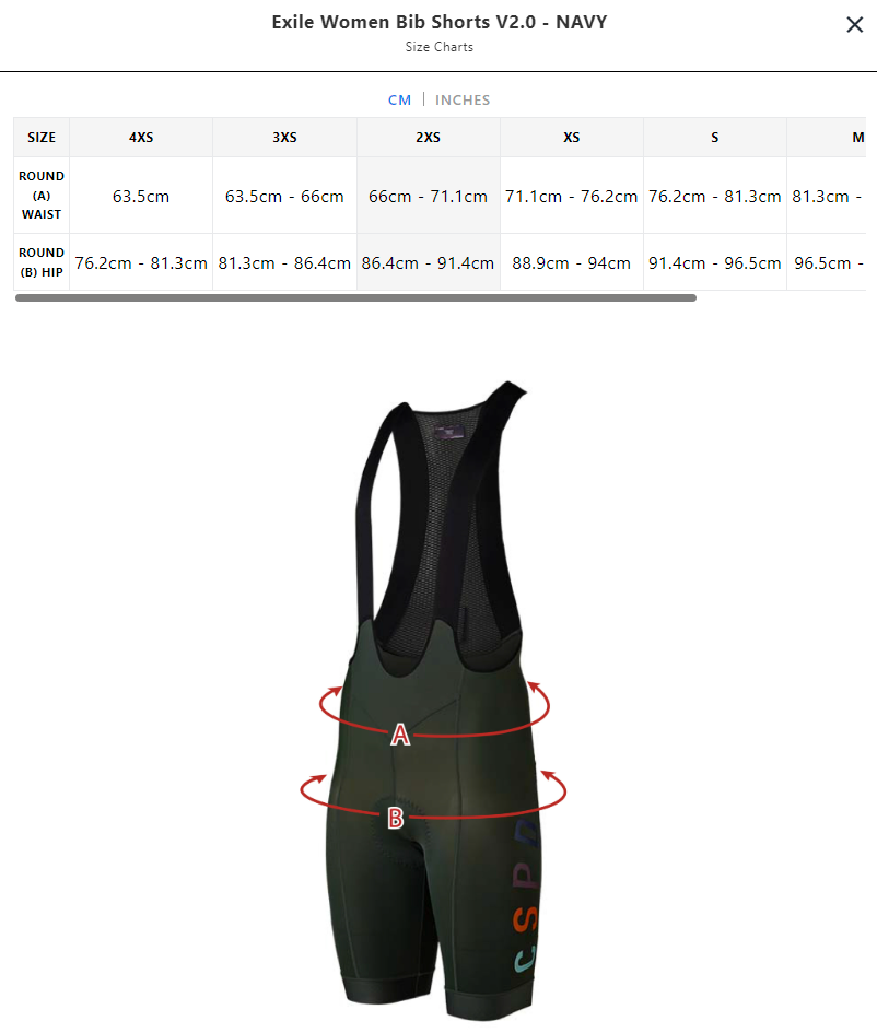 CSPD - BIBSHORT WOMEN KMS EXILE