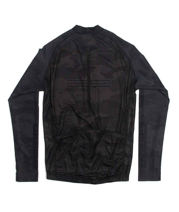 GOD&FAMOUS JERSEY BLACK CAMO LS