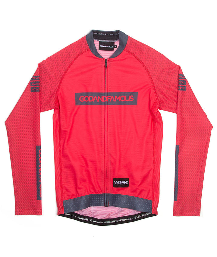 GOD&FAMOUS ORANGE LS JERSEY