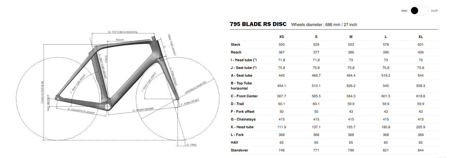 LOOK 795 BLADE RS DISC ULT Di2 12S R38D | ROAD BIKE