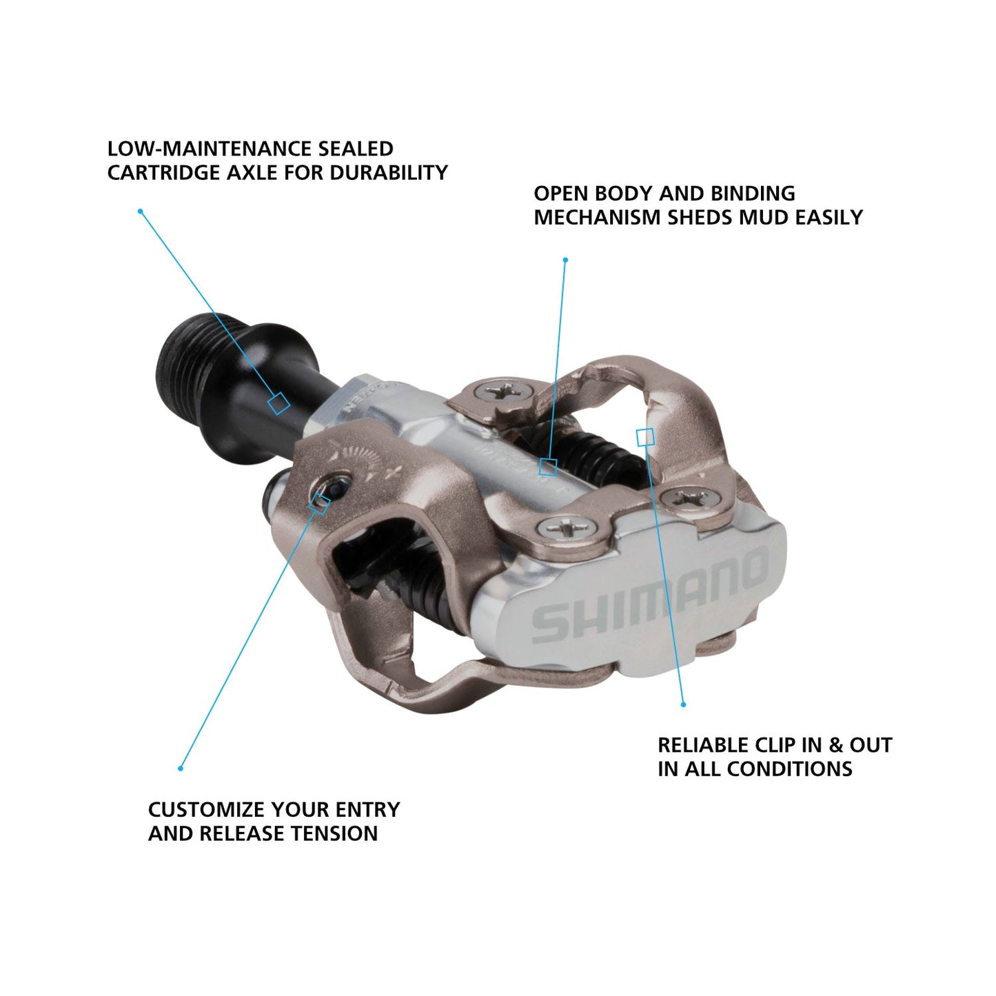 SHIMANO PEDAL PD-M540 MTB