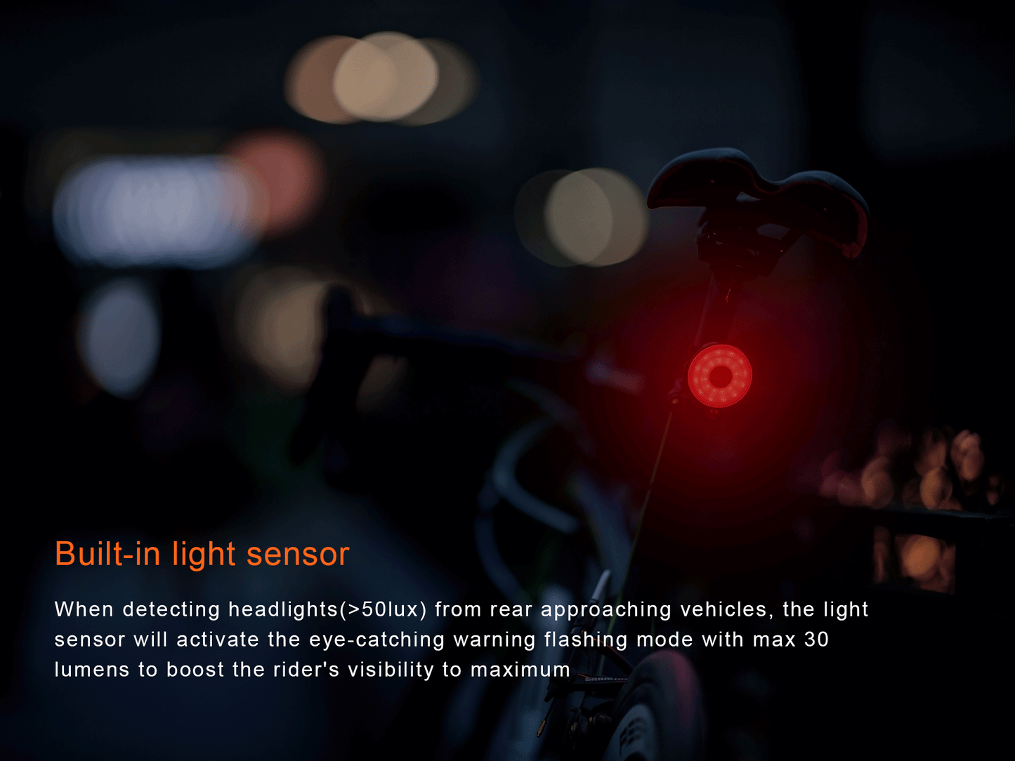 RAVEMEN CL05 REAR LIGHT W/ SENSOR