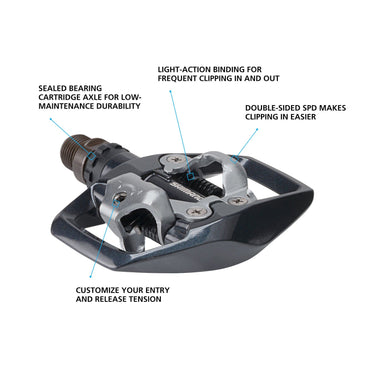 SHIMANO PEDAL PD-ED500 ROAD/CITY