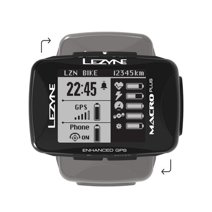 LEZYNE MACRO PLUS GPS COMPUTER