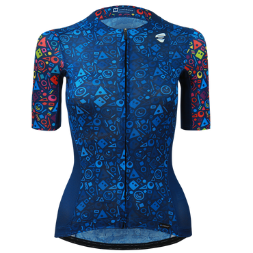 ATLAS WMN'S JERSEY COLDBLACK CAMO JACQUARD BLUE