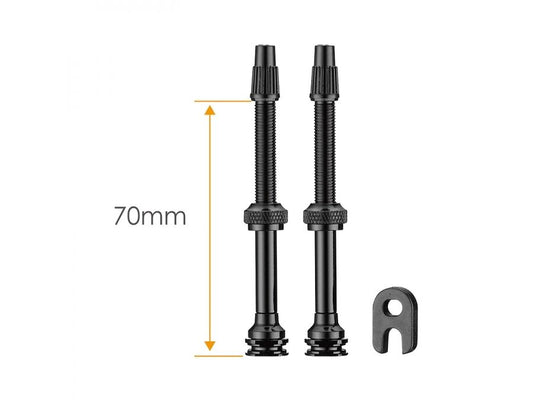 CICLOVATION ADVANCE LIGHT-WEIGHT TUBELESS VALVE STEM 70MM