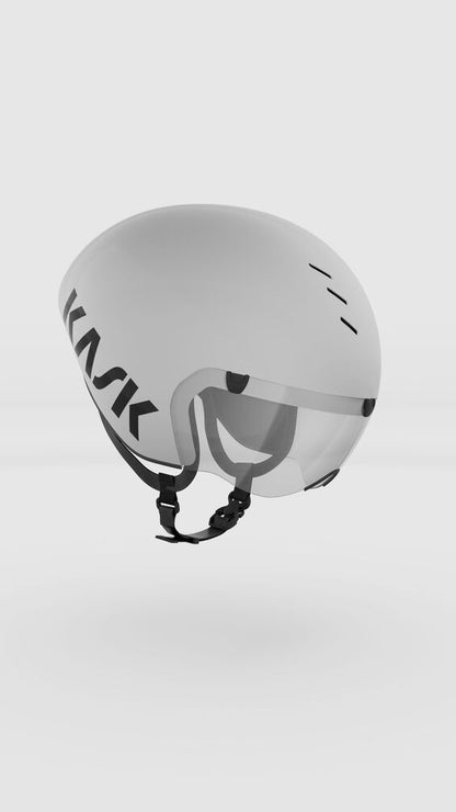 KASK BAMBINO PRO with CLEAR VISOR-WHITE