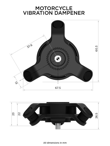 QUAD LOCK VIBRATION DAMPENER | MOTORCYCLE