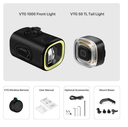 MAGICSHINE VTG 1000 & VTG 50 TL CLASSIC BLACK COMBO KIT