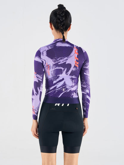 RTT UNISEX - ABSTRACT PURPLE 10 LONG SLEEVE JERSEY