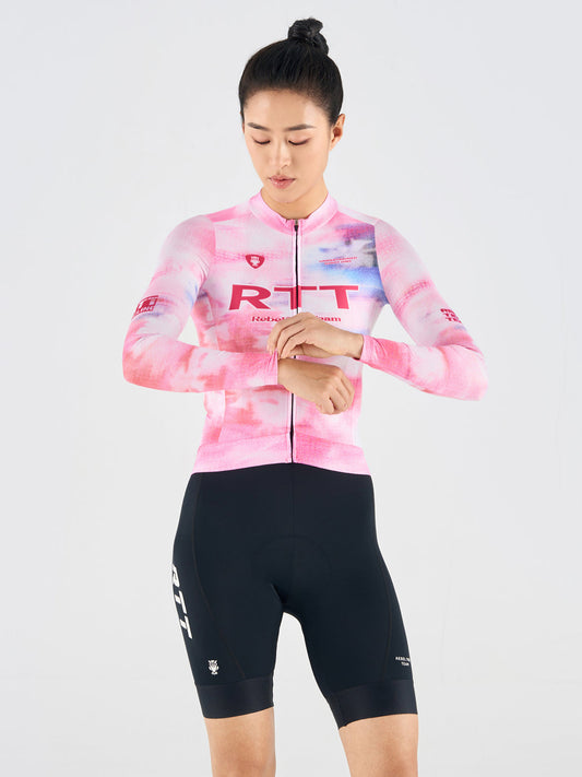 RTT WOMEN - TIE DYE PINK 24 LONG SLEEVE JERSEY