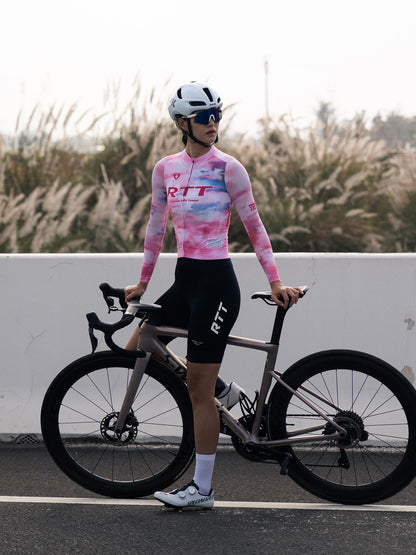 RTT WOMEN - TIE DYE PINK 24 LONG SLEEVE JERSEY