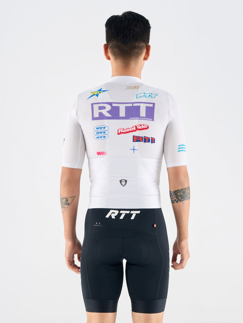 RTT UNISEX SHORT SLEEVE JERSEY - PANEL 20 WHITE
