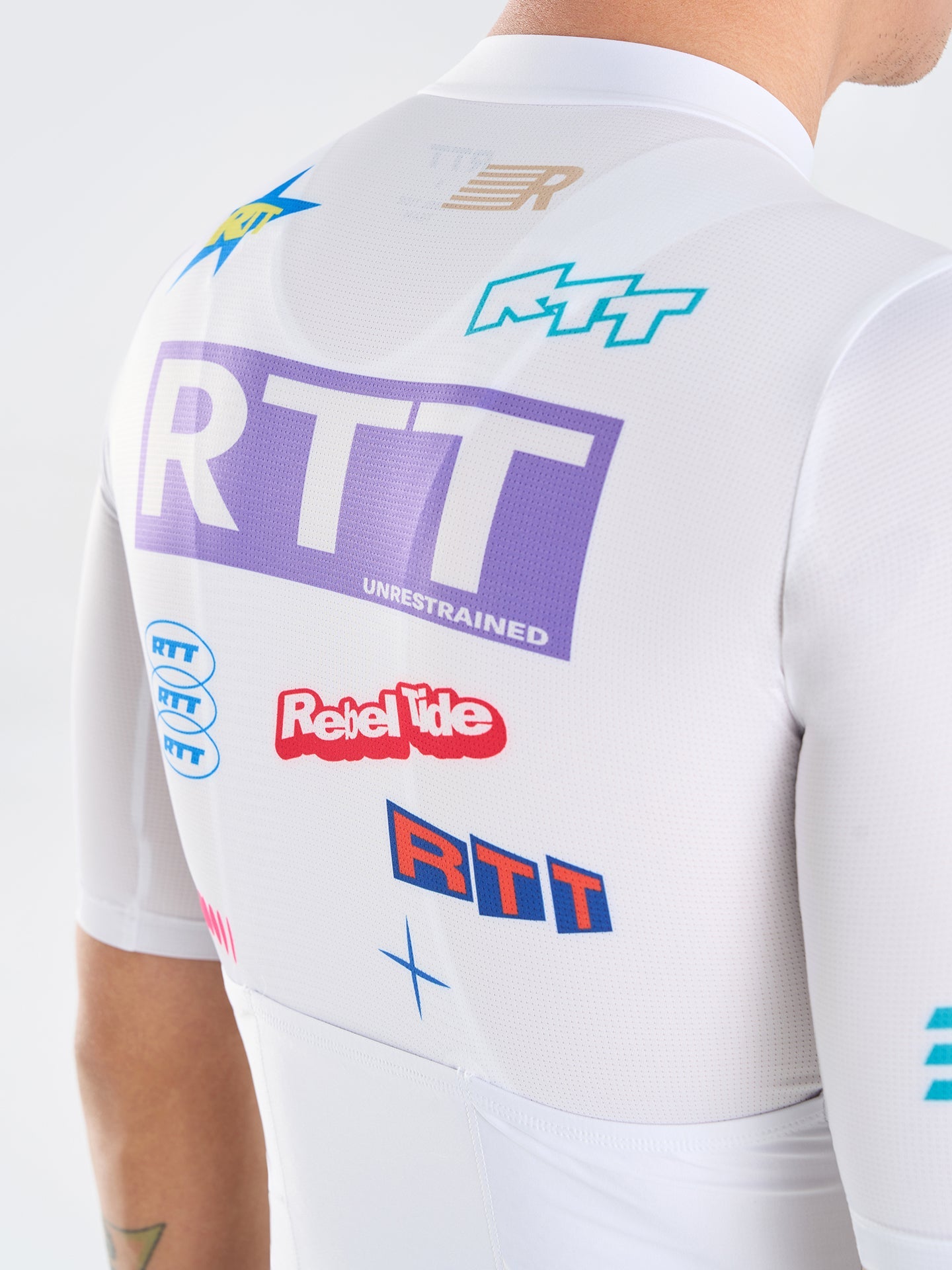 RTT UNISEX SHORT SLEEVE JERSEY - PANEL 20 WHITE