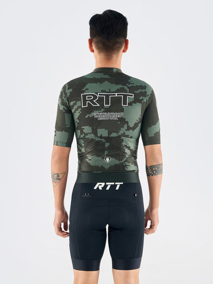 RTT MEN SHORT SLEEVE JERSEY - CAMO GREEN