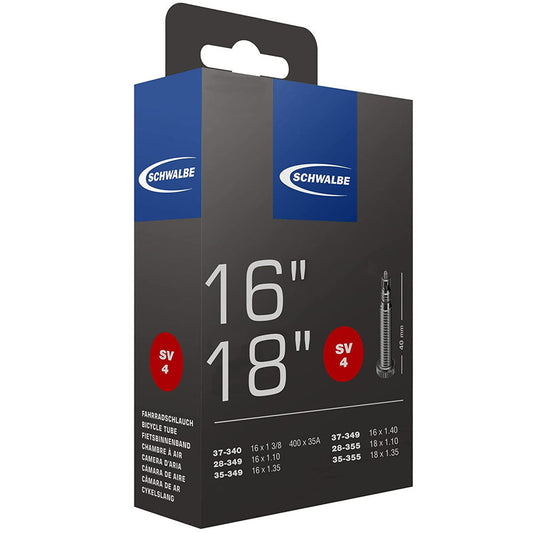 SCHWALBE TUBE 16X1.125-1.375 40MM SV4 FOR BROMPTON
