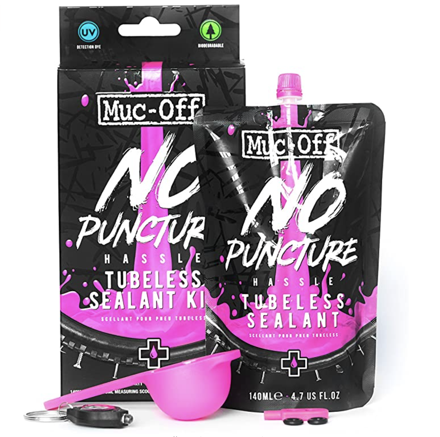 MUC-OFF NO PUNCTURE HASSLE SEALANT 140ML KIT