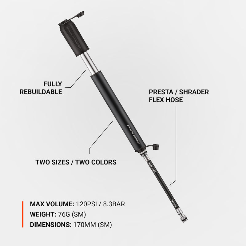 LEZYNE SPORT DRIVE HP 120PSI HANDPUMP