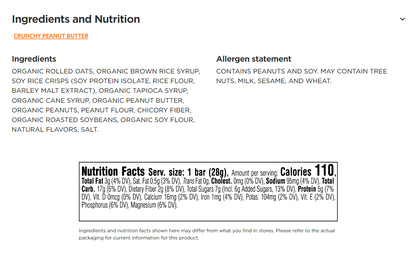 CLIF ENERGY BAR MINIS