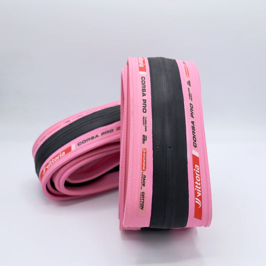 VITTORIA CORSA PRO 28-622 FOLD TLR PINK-BLK-BLK G2.0