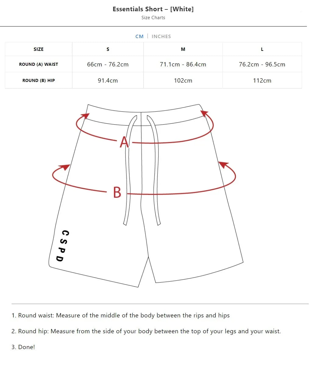 CSPD - ESSENTIAL OFF BIKE SHORTS