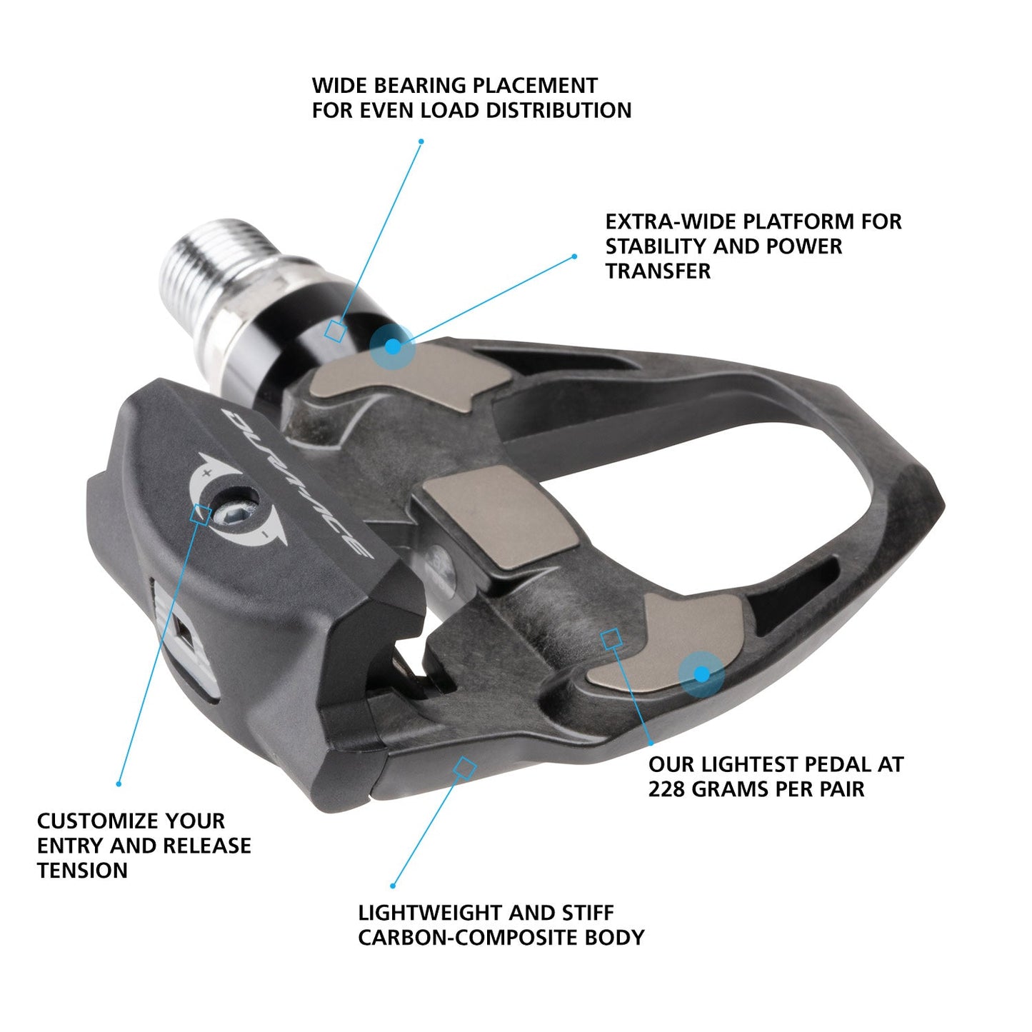 SHIMANO PD-9100 DURA-ACE ROAD PEDAL