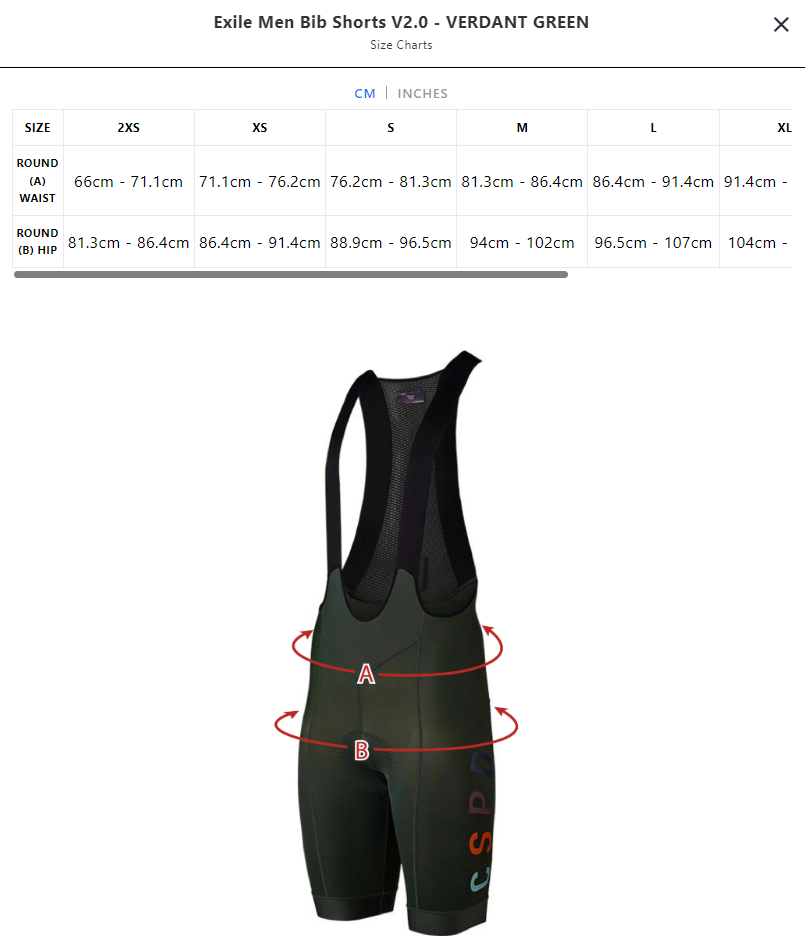 CSPD - KMS EXILE MEN BIBSHORT