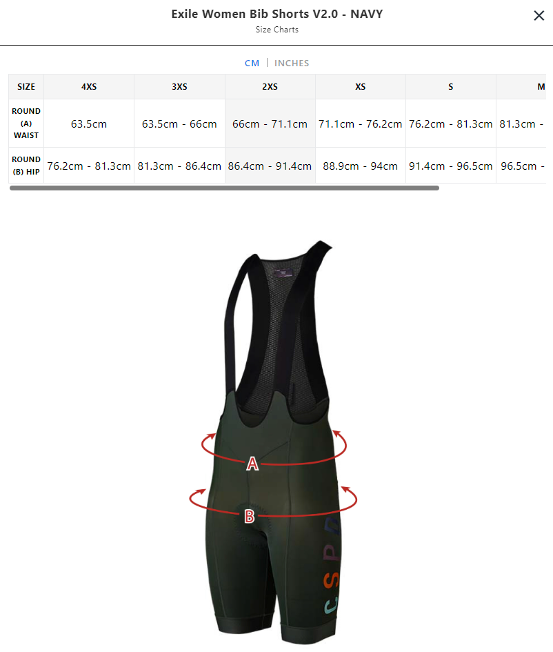 CSPD - KMS EXILE WOMEN BIBSHORT