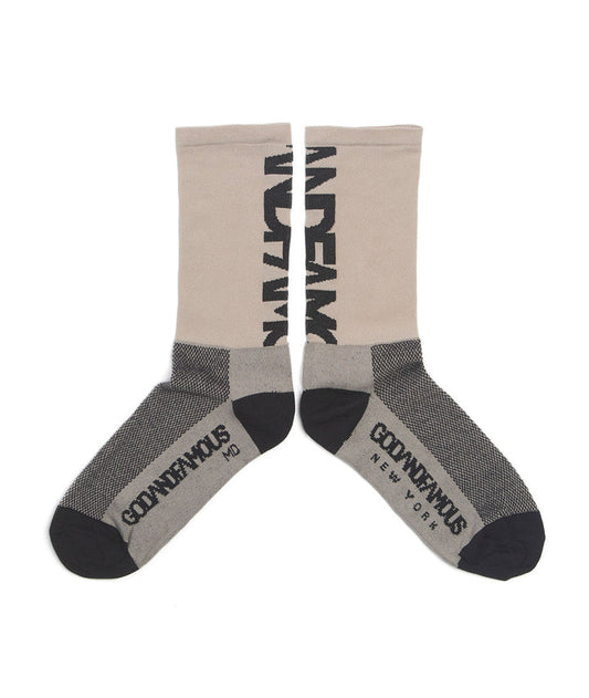 GOD&FAMOUS TEAM KHAKI SOCK(XL)