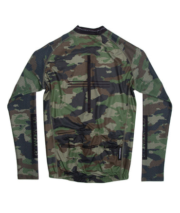 GOD&FAMOUS WOODLAND CAMO LS JERSEY