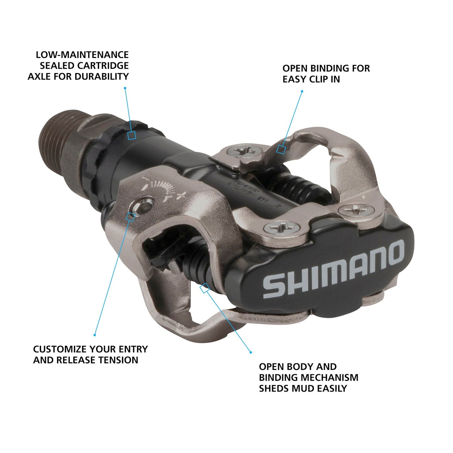 SHIMANO PD-M520 MTB PEDAL