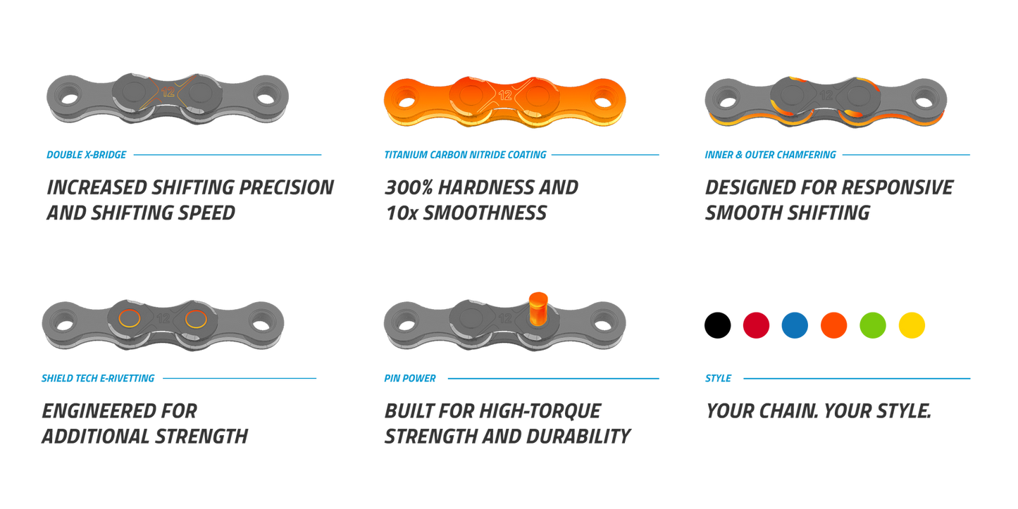 KMC DLC 12 SPEED CHAIN