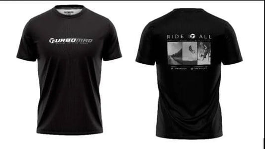 TURBOMAD JERSEY TEE - RIDE IT ALL BLACK